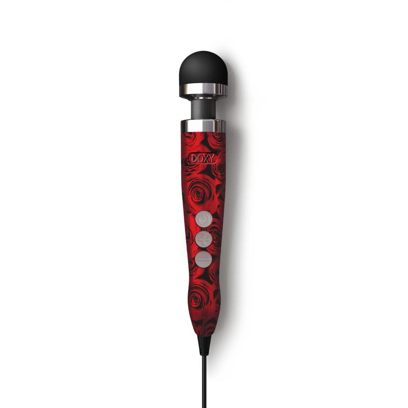 Doxy  Number 3 Wand Massager Rose Pattern