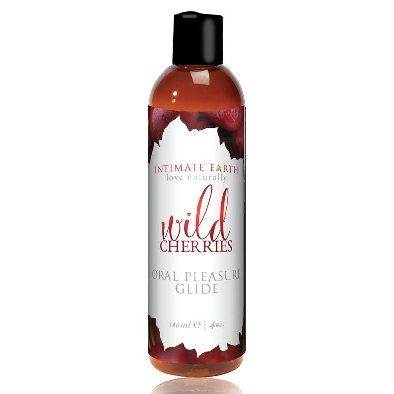 Intimate Earth  Natural Flavors Glide Wild Cherries 120 ml