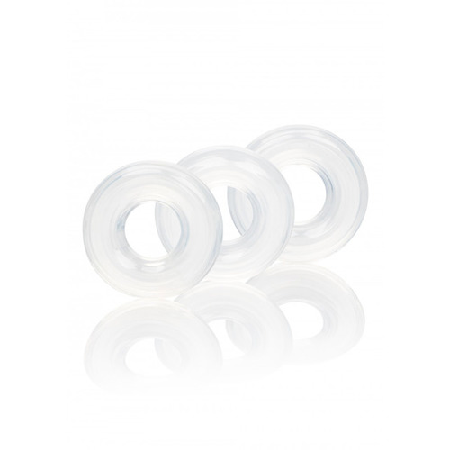 California Exotic Novelties CalExotics - 3 Stacker Siliconen Penis Ringen
