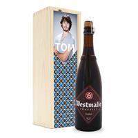 YourSurprise Bier in bedrukte kist - Westmalle Dubbel