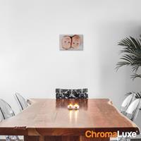 Foto op aluminium - Wit (ChromaLuxe) - 20 x 15