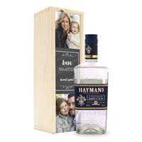 Gin in bedrukte kist - Hayman's London Dry