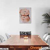 Foto op aluminium - Wit (ChromaLuxe) - 30 x 40