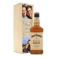 Whisky in bedrukte kist - Jack Daniels Honey Bourbon