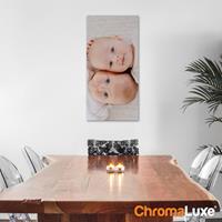 Foto op aluminium - Wit (ChromaLuxe) - 30 x 60