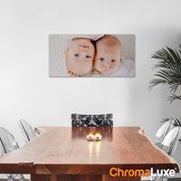 Foto op aluminium - Wit (ChromaLuxe) - 60 x 30