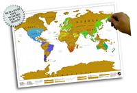 Scratch Map Persoonlijke wereldkaart