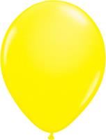 Fluor ballonnen geel 8 stuks