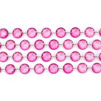 Kristal slinger roze 1 meter