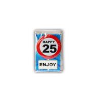 Fun & Feest Verjaardagskaart 25 jaar