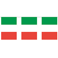 Fun & Feest Papieren vlaggenlijn Italie