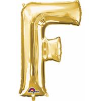 Anagram Mega grote gouden ballon letter F