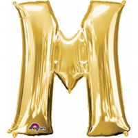 Anagram Mega grote gouden ballon letter M