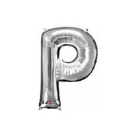 Anagram Mega grote zilveren ballon letter P