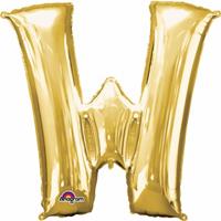 Anagram Mega grote gouden ballon letter W