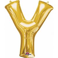 Anagram Mega grote gouden ballon letter Y