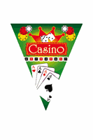 Fun & Feest Hollywood thema vlaggenlijn Casino