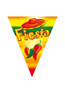 Fun & Feest Mexicaans themafeest vlaggenlijn Fiesta