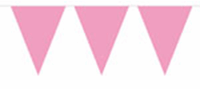 Baby roze vlaggenlijn 10 meter