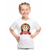 Shoppartners Wit Kerst t-shirt voor kinderen