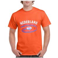 Shoppartners Oranje t-shirt Nederland heren Oranje