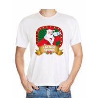 Shoppartners Foute Kerst t-shirt wit Im not drunk voor heren