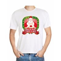 Shoppartners Foute Kerst t-shirt this is why I love christmas voor heren