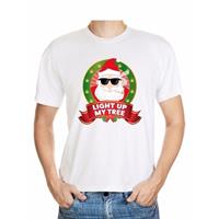 Shoppartners Foute Kerst t-shirt stoned Kerstman voor heren