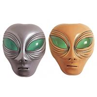 Bellatio Alien masker plastic oranje