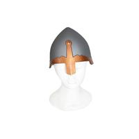 Bellatio Grijze ridder helm plastic