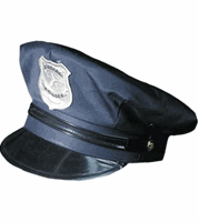 Bellatio Politie pet blauw voor volwassenen