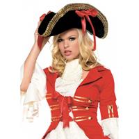 Leg Avenue Luxe piraten hoed voor dames