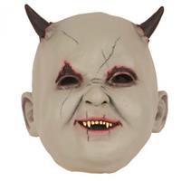 Bellatio Latex horror masker baby duivel