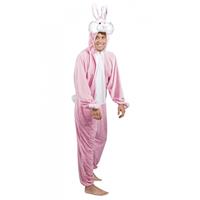Bellatio Roze konijn / haas kostuum voor heren