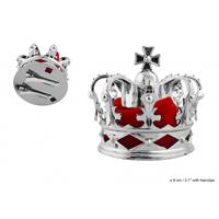 Bellatio Mini konings kroontje zilver