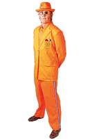 Oranje kostuum Bobo Oranje