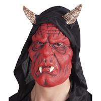 Bellatio Latex duivel masker Diablo voor volwassenen