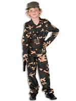 Camouflage kostuum voor kinderen