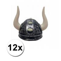 Bellatio 12 viking helmen met hoorns