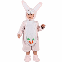 Bellatio Roze konijn baby kostuum