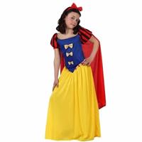 Luxe sprookjesprinses kostuum met cape Multi