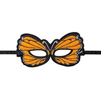 Bellatio Vlinder oogmasker oranje