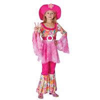 Bellatio Roze hippie outfit voor meisjes