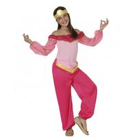 Bellatio Roze arabische prinses kostuum Roze