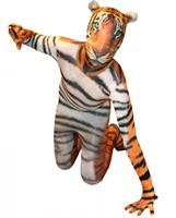 Morphsuits Originele morphsuit tijger (145-160 cm) Bruin