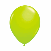 Neon groene latex ballon 25 cm 8 stuks