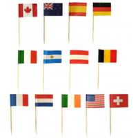 Bellatio Internationale vlag prikkers 500 stuks