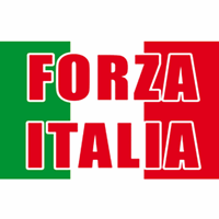 Bellatio Italiaanse vlag met Forza Italia