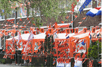 Oranje artikelen Holland versiering pakket klein