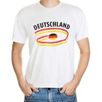 Shoppartners Wit heren t-shirt Duitsland Multi